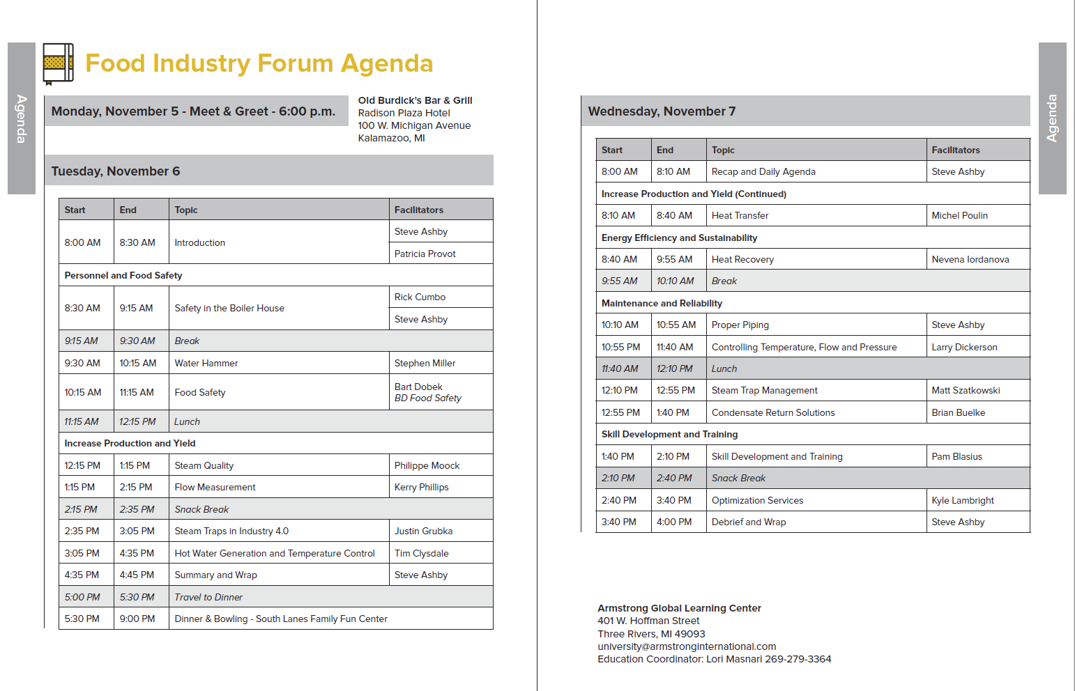 Food Industry Forum 2018 Food Industry Forum 2018