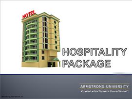 Armstrong University Package-Hospitality