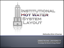 Institutional Hot Water Systems - Introduction
