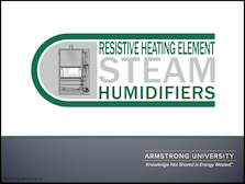 Resistive Heating Element Steam Humidifiers