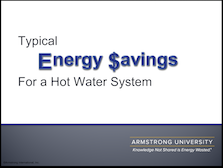 Typical Energy Savings in Hot Water Systems