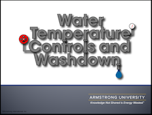 Industrial Water Temperature Controls & Washdown
